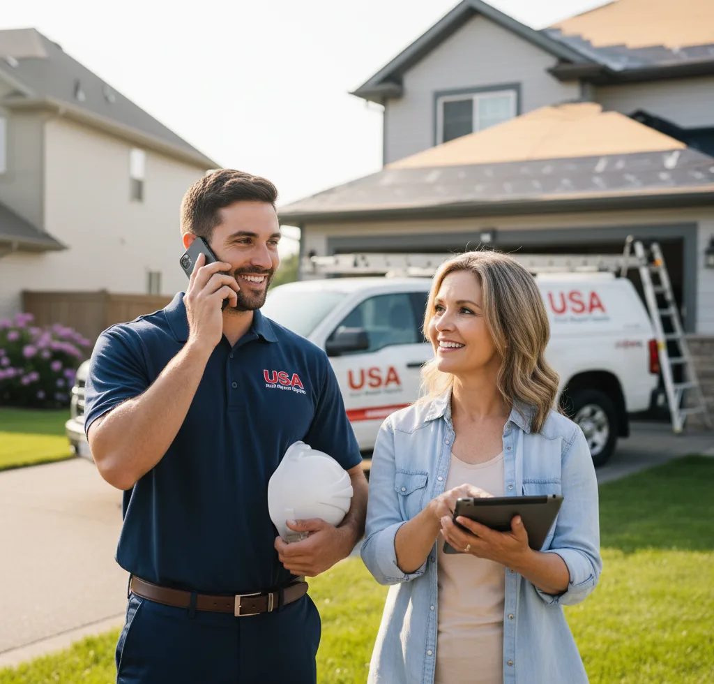 USA Roof Repair Experts customer support in Arkdale